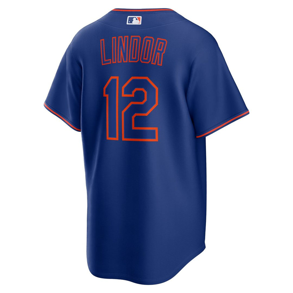New York Mets Francisco Lindor | Nike Gray Road Replica Jersey