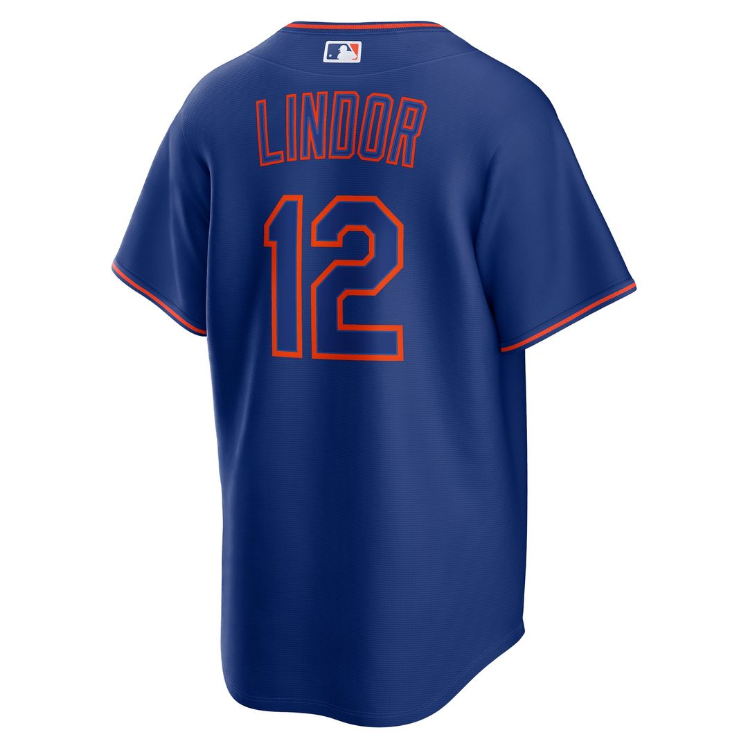 New York Mets Francisco Lindor | Nike Gray Road Replica Jersey