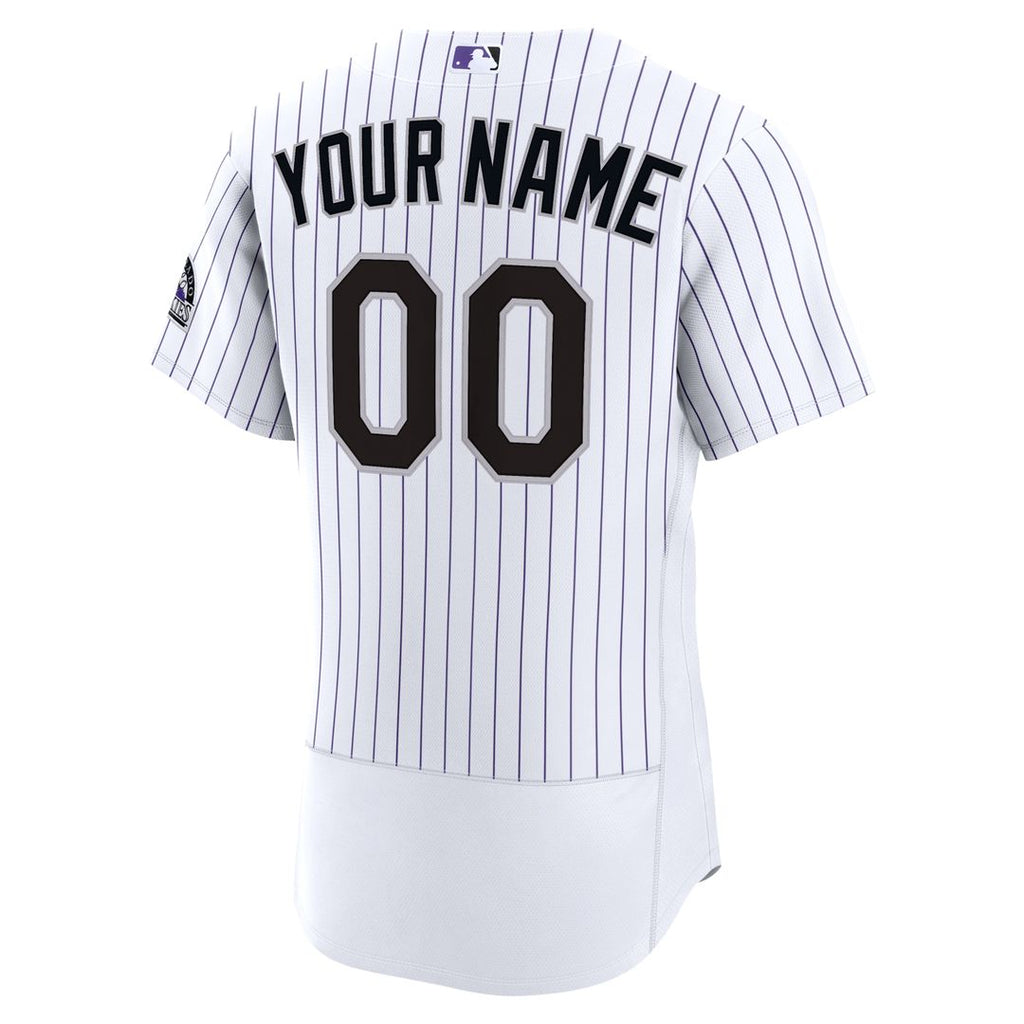 Colorado Rockies | Nike White Home Authentic Custom Jersey
