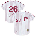 Philadelphia Phillies Chase Utley | Mitchell & Ness White 2003 Cooperstown Collection Authentic Jersey