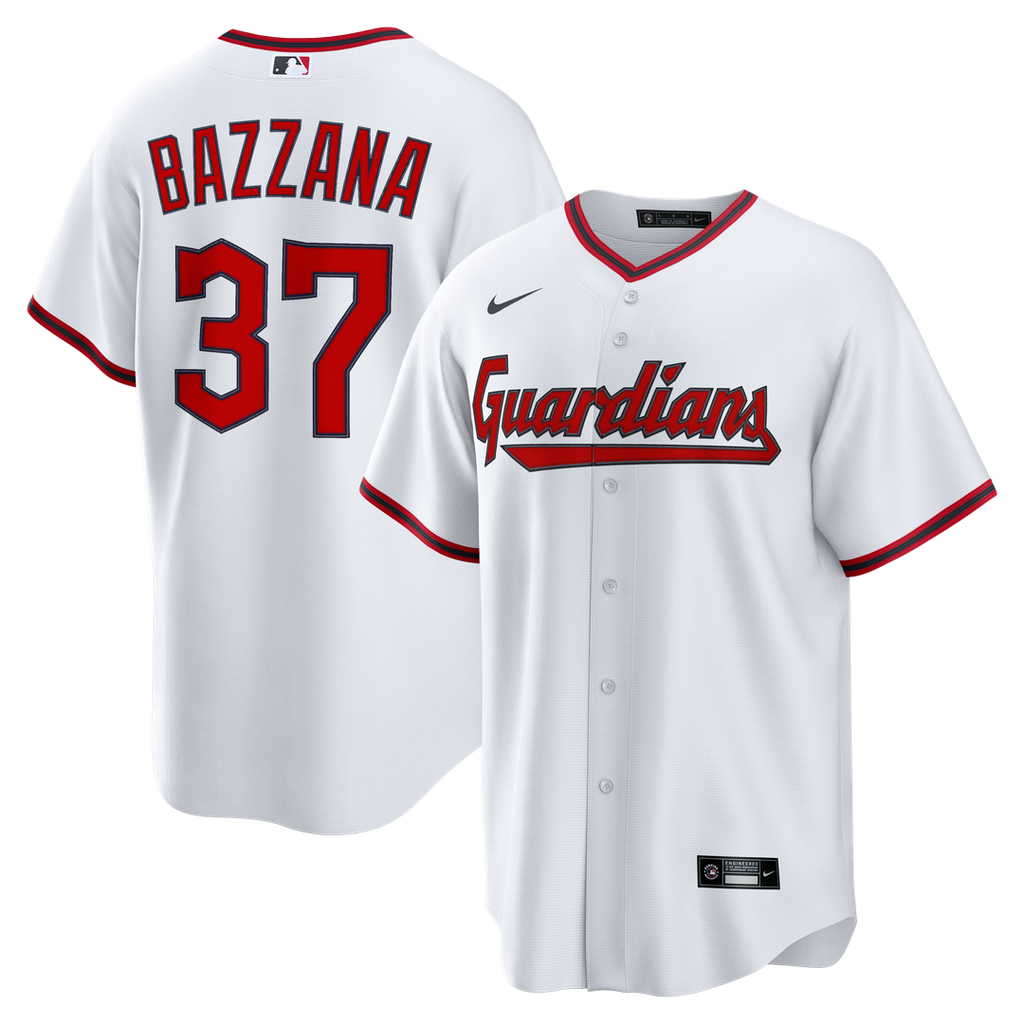 Cleveland Guardians Travis Bazzana | Nike White Home Replica Jersey