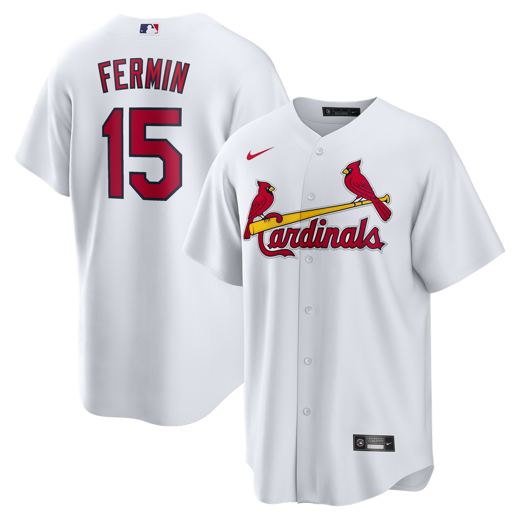 St. Louis Cardinals José Fermín | Nike White Home Replica Jersey