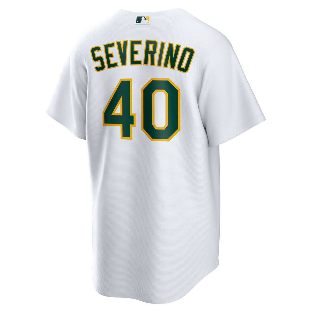 Athletics Luis Severino | Nike White Home Replica Jersey