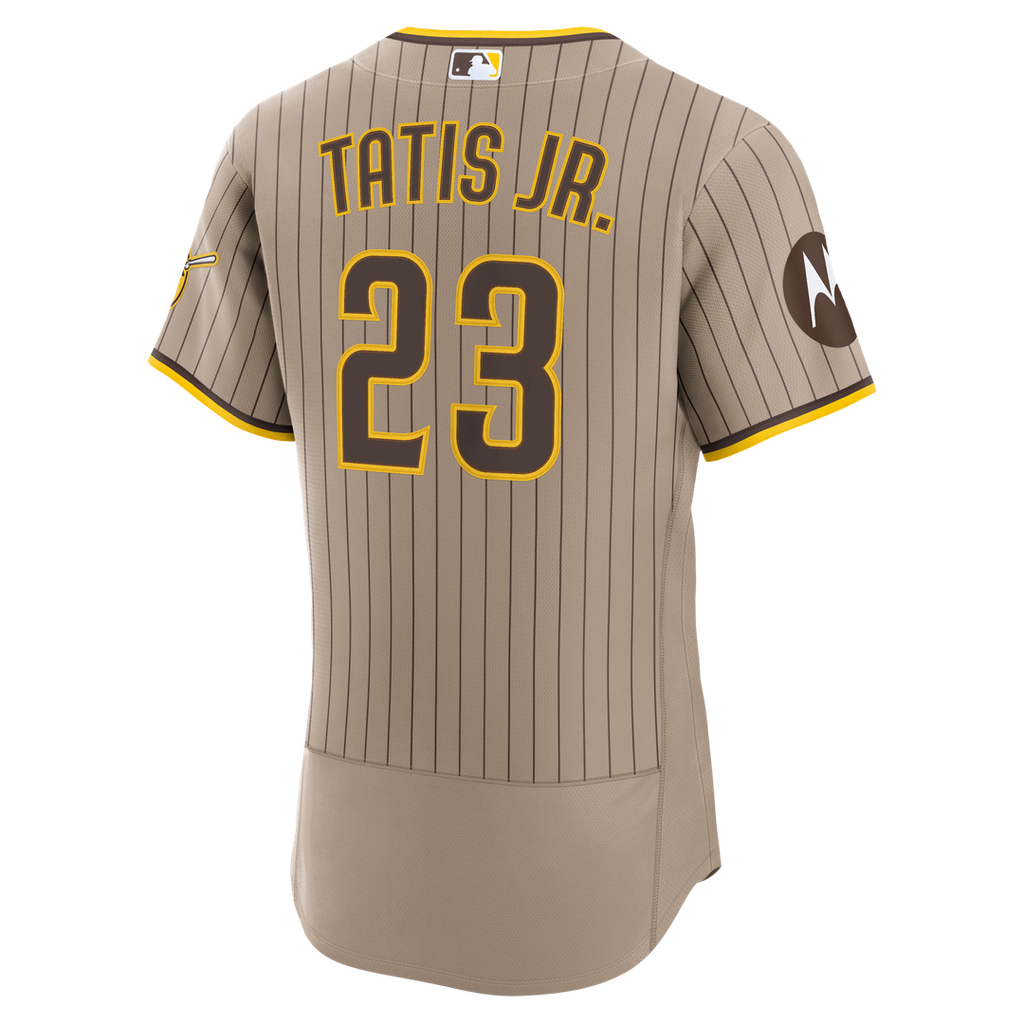 San Diego Padres Fernando Tatis Jr. | Nike White Home Authentic Sponsor Patch Jersey
