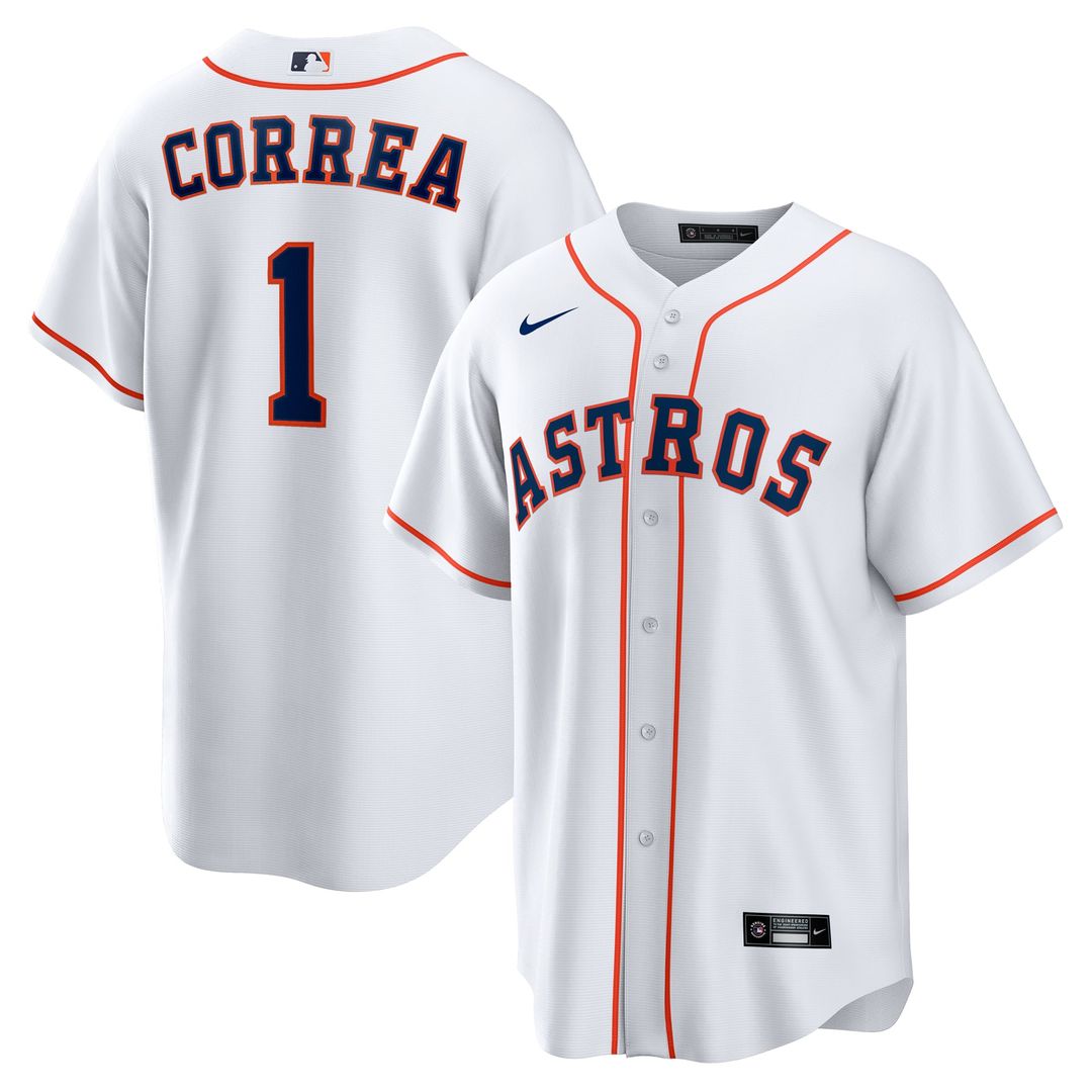 Houston Astros Carlos Correa | Nike White Home Replica Jersey