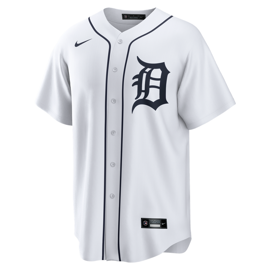 Detroit Tigers Justin Verlander | Nike White Home Replica Jersey