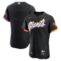 San Francisco Giants | Nike Anthracite City Connect Authentic Sponsor Patch Jersey