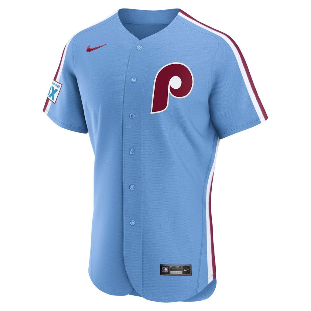 Philadelphia Phillies | Nike White Home Sponsor Patch Authentic Jersey