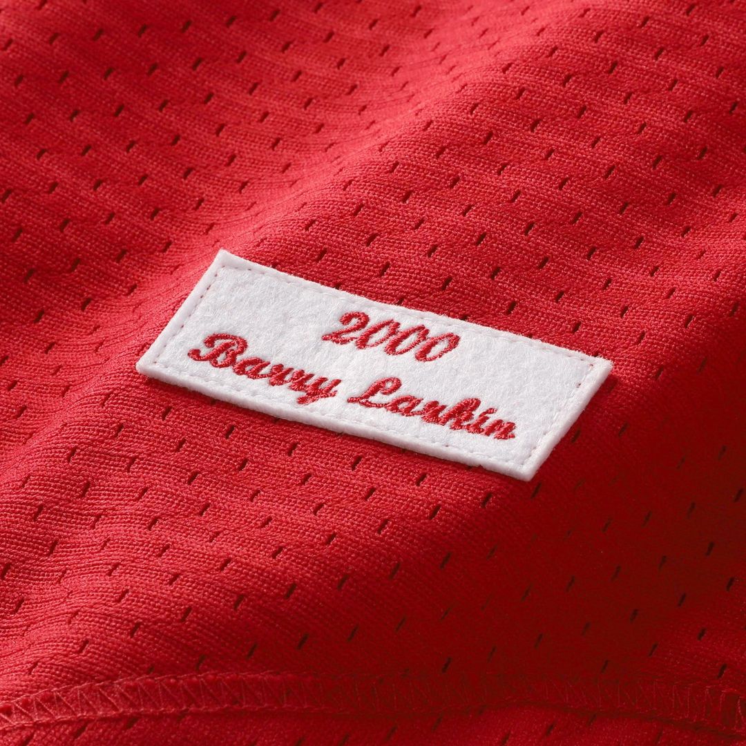 Cincinnati Reds Barry Larkin | Mitchell & Ness Black Cooperstown Collection Mesh Batting Practice Button-Up Jersey