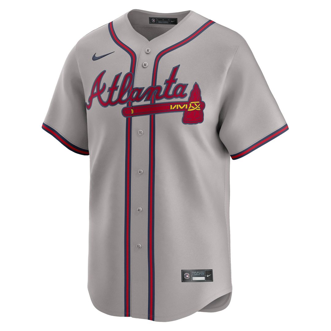 Atlanta Braves Matt Olson | Nike Gray Road Limited Player Jersey