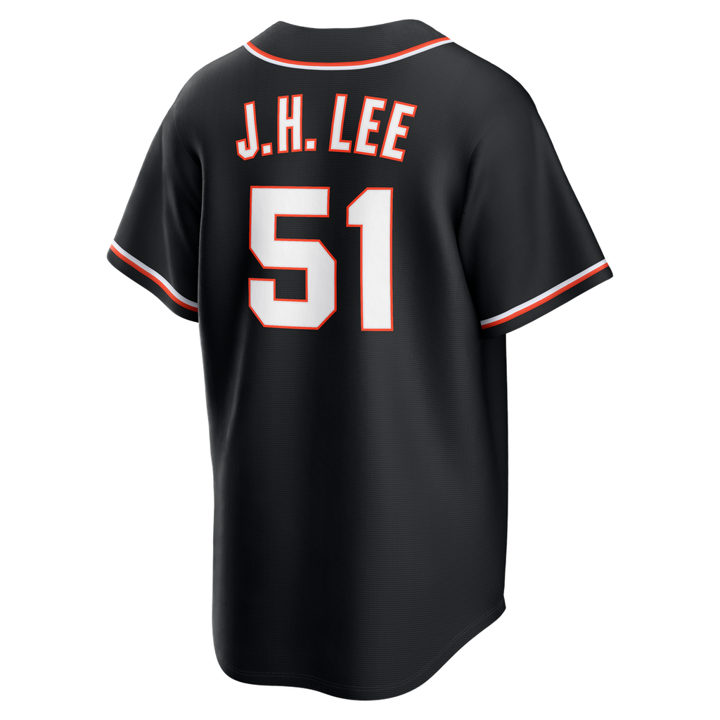 San Francisco Giants Jung Hoo Lee | Nike Fashion Replica Black Out Jersey