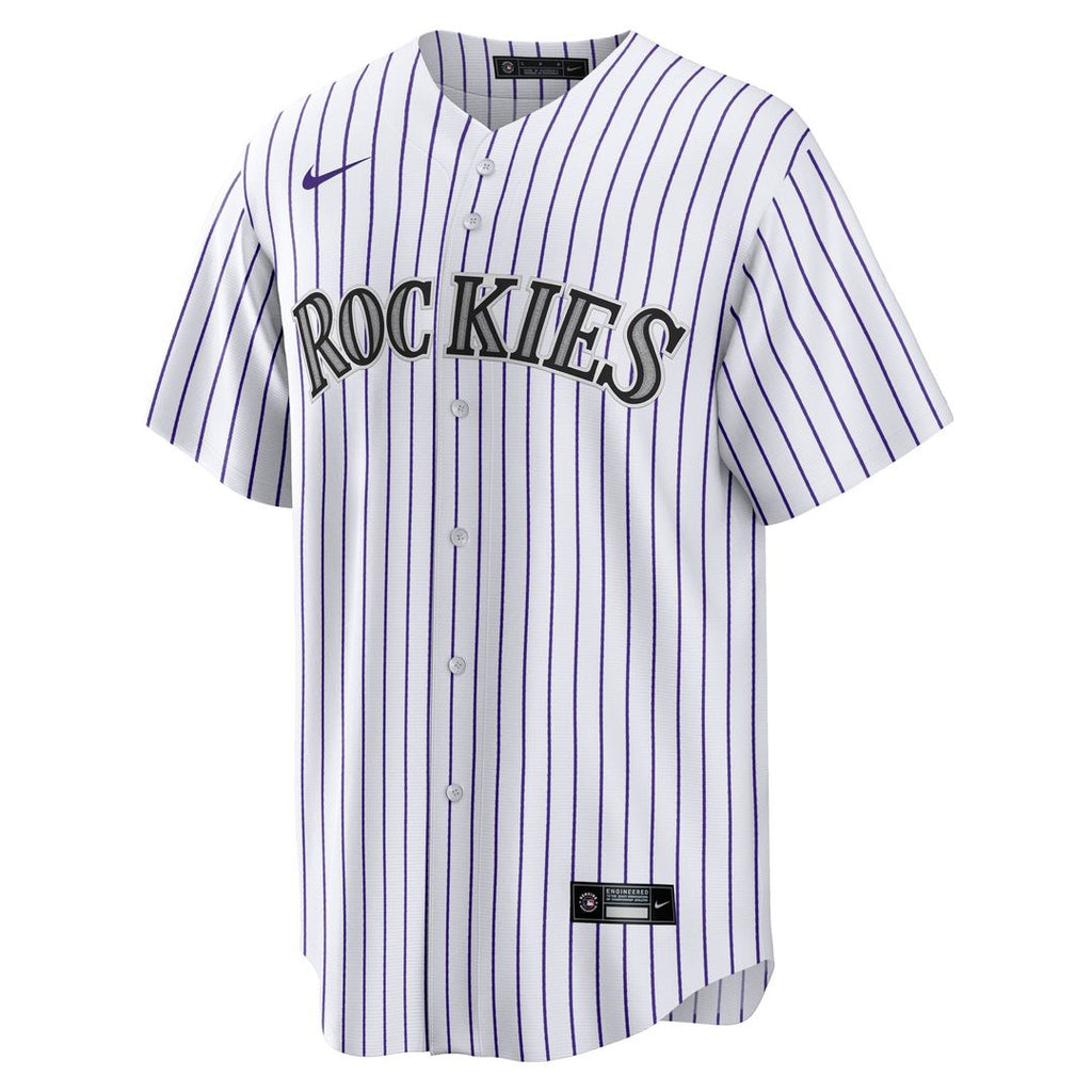 Colorado Rockies Jordan Beck | Nike White Home Replica Jersey