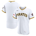 Pittsburgh Pirates | Nike White Home Sponsor Patch Authentic Jersey