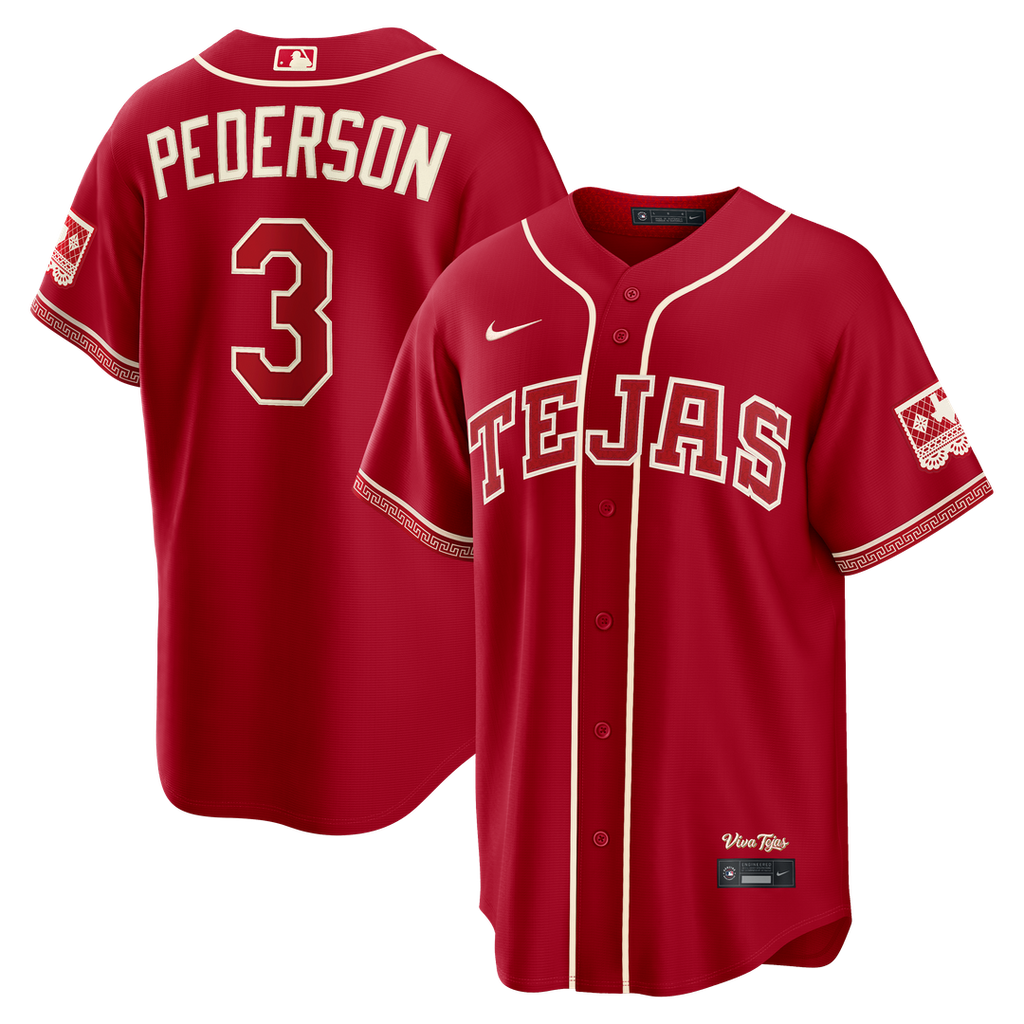 Texas Rangers Joc Pederson | Nike Red 2026 City Connect Stadium Jersey