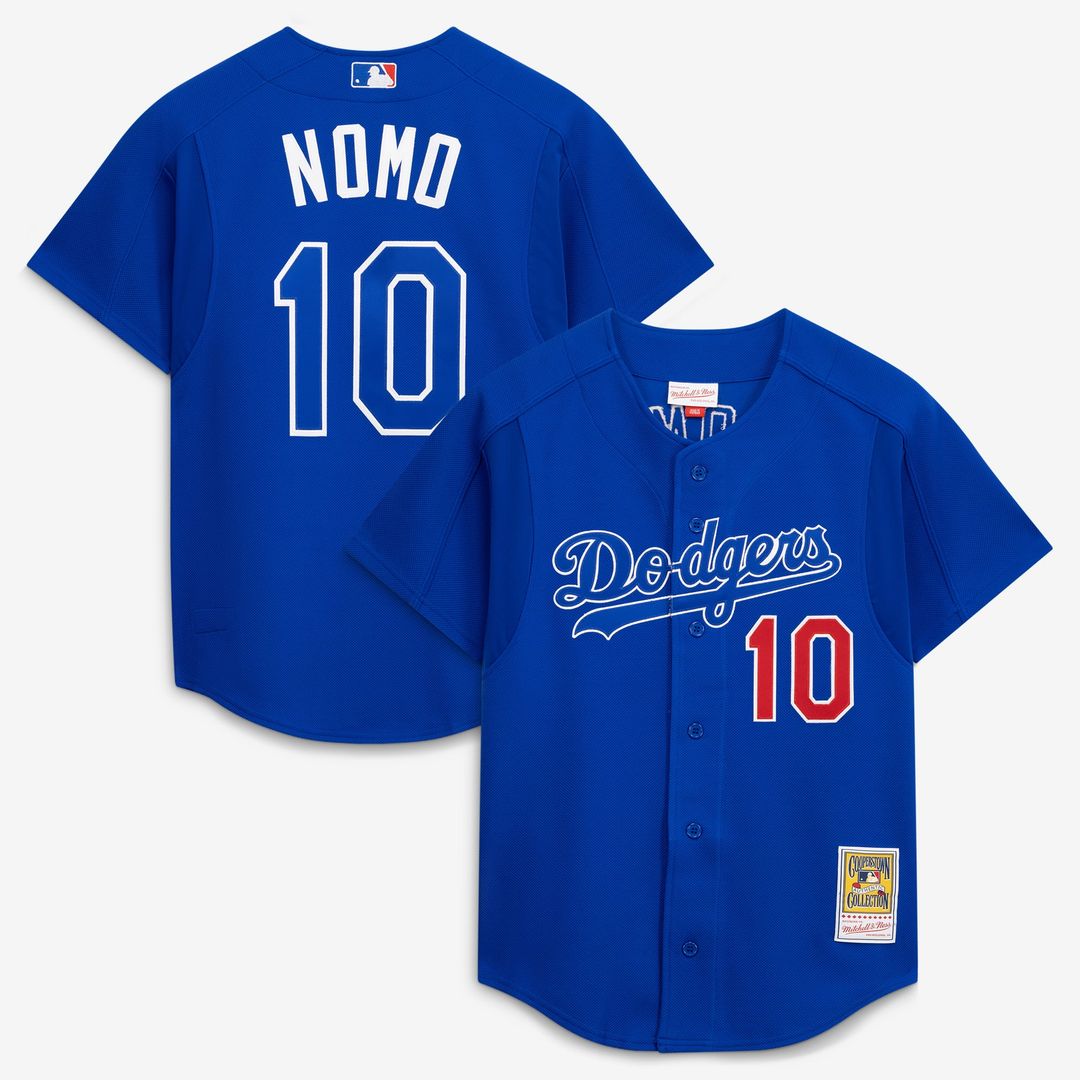 Los Angeles Dodgers Hideo Nomo | Mitchell & Ness Royal Cooperstown Collection 2004 Batting Practice Jersey