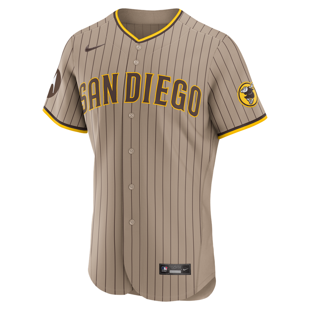 San Diego Padres Fernando Tatis Jr. | Nike White Home Authentic Sponsor Patch Jersey
