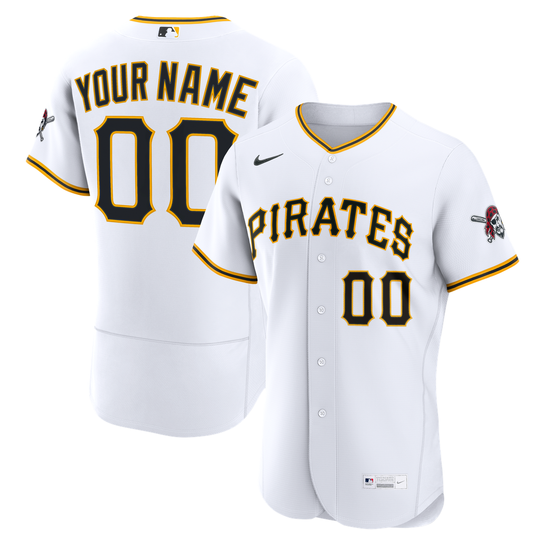 Pittsburgh Pirates | Nike White Home Authentic Custom Jersey