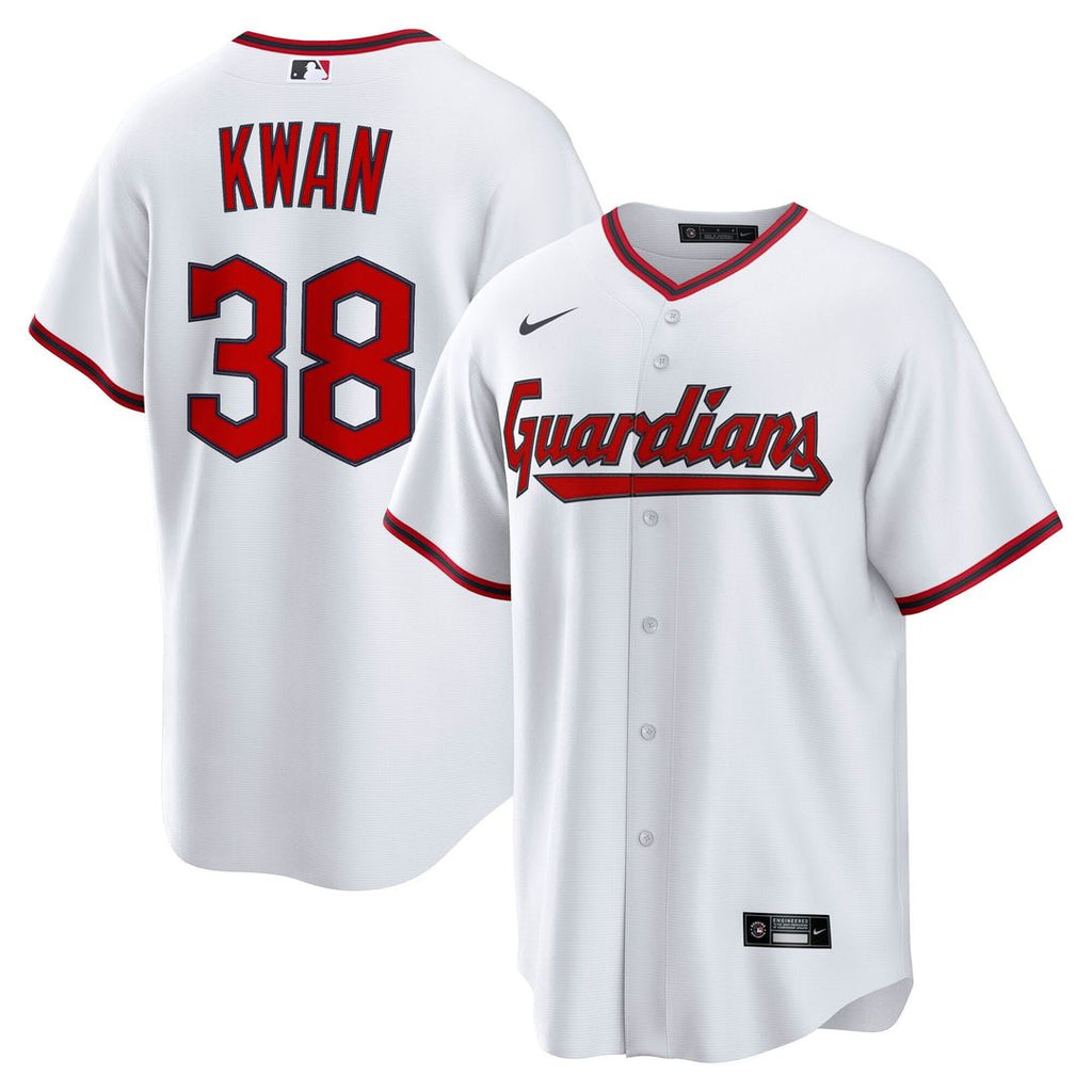 Cleveland Guardians Steven Kwan | Nike White Home Replica Jersey