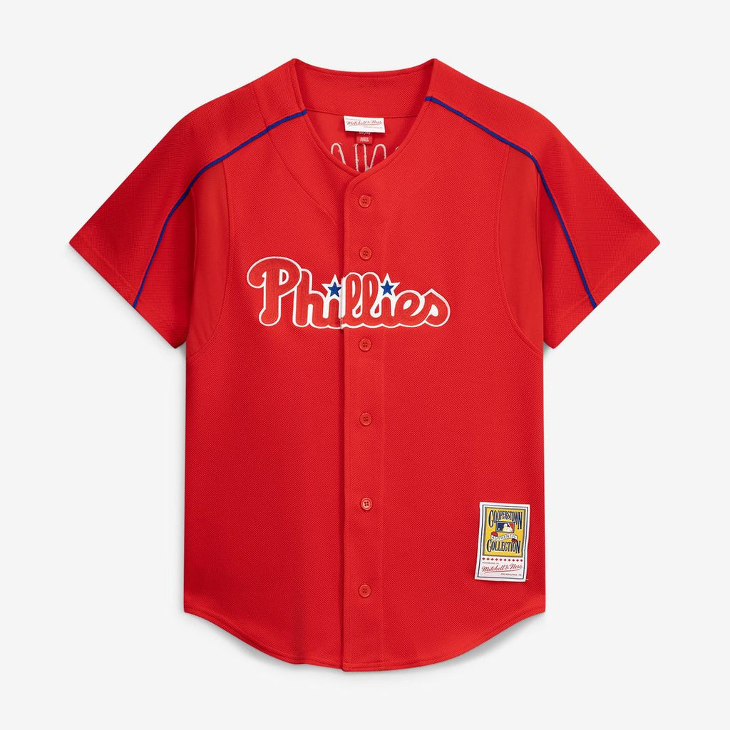 Philadelphia Phillies Ryan Howard | Mitchell & Ness Red Cooperstown Collection Batting Practice Jersey